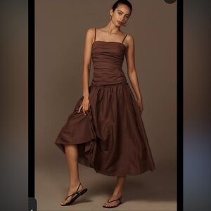la maise studio gathered drop waist maxi dress La Maise | Dresses | La Maise Studio Gathered Dropwaist Maxi Dress